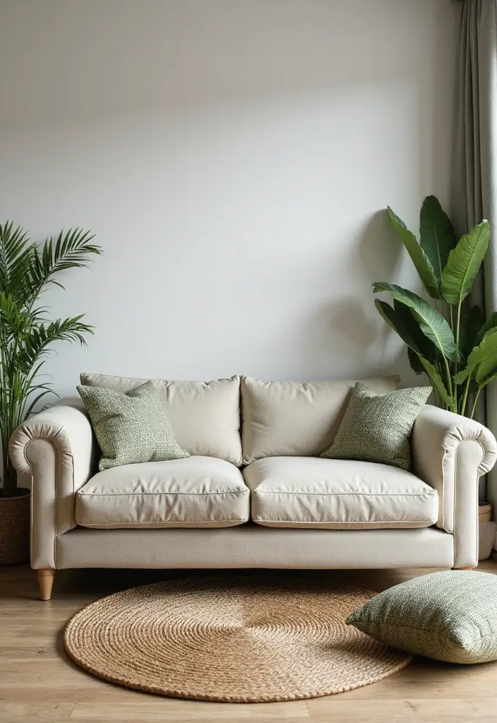 27 Comfy Couches Living Room Small Spaces That Feel Plush and Cozy - 14. Eco-Friendly Sofas