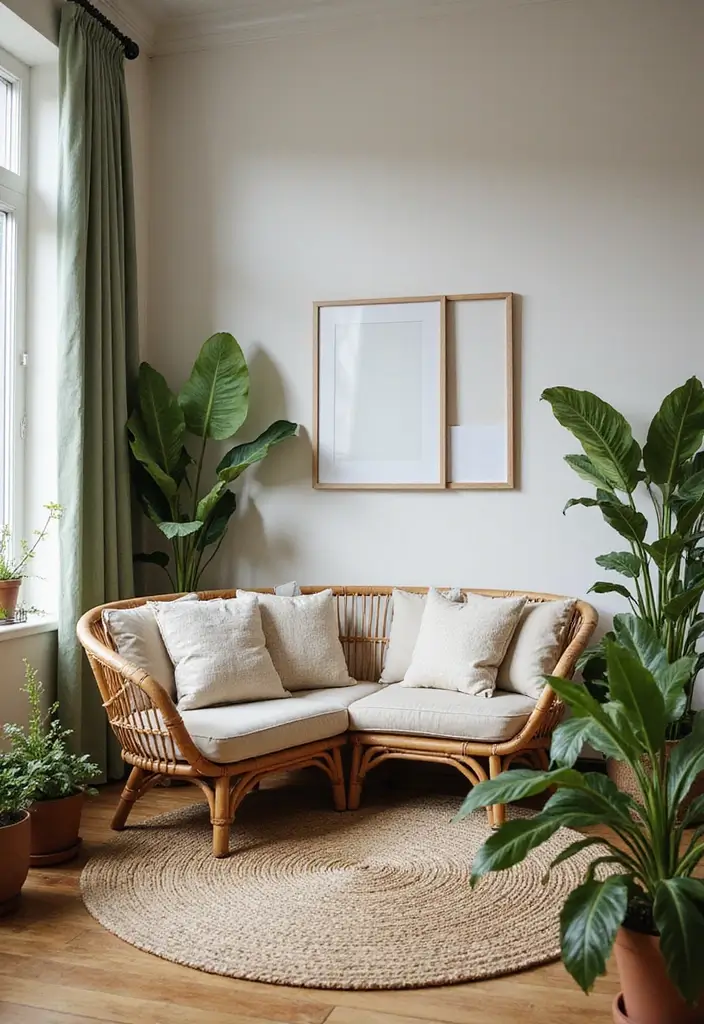 27 Corner Sofa Living Room Small Spaces That Maximize Comfort - 6. Outdoor-Inspired Living Rooms