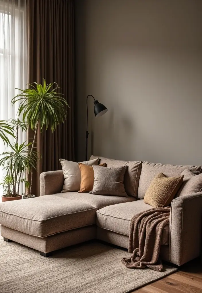 27 Corner Sofa Living Room Small Spaces That Maximize Comfort - 7. Textured Fabrics for Depth