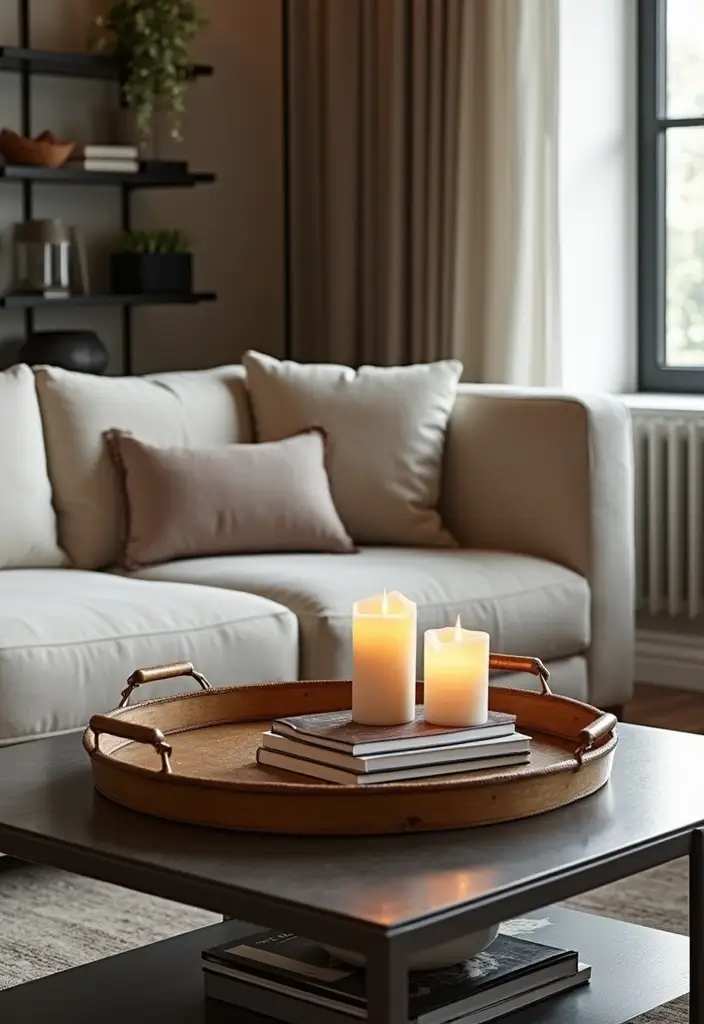 27 Formal Living Room Ideas That Feel Elegant and Timeless - 24. Decorative Trays