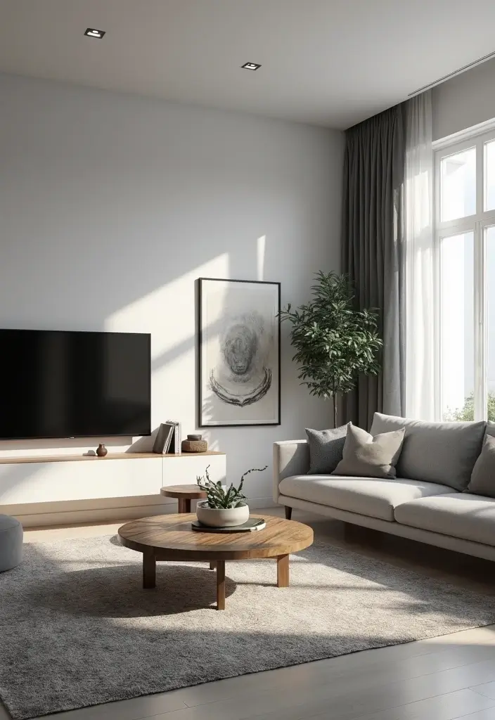 27 Gray Color Palette Living Room Ideas That Feel Modern and Neutral - 13. Open Space Gray Layout