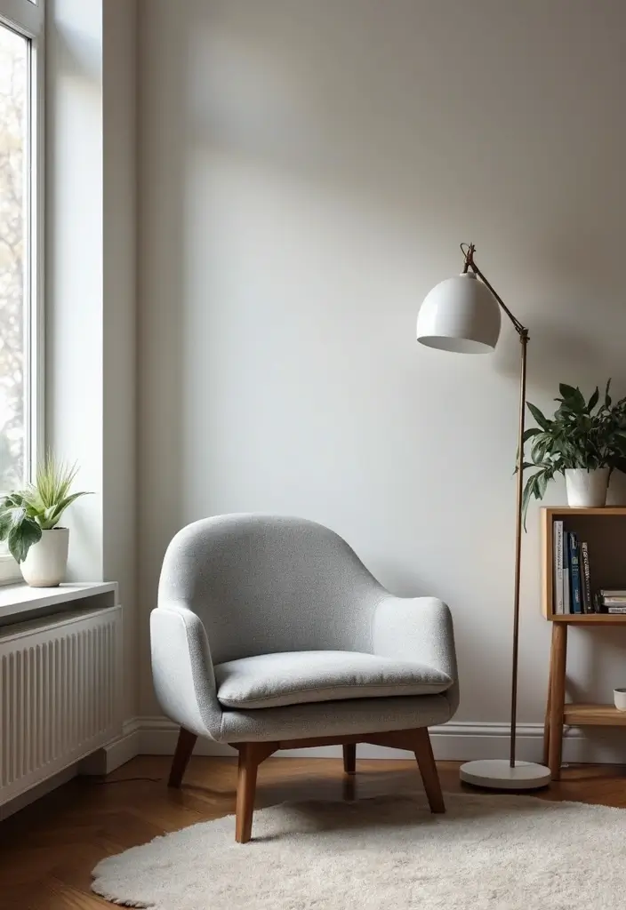 27 Gray Color Palette Living Room Ideas That Feel Modern and Neutral - 14. Cozy Gray Nooks