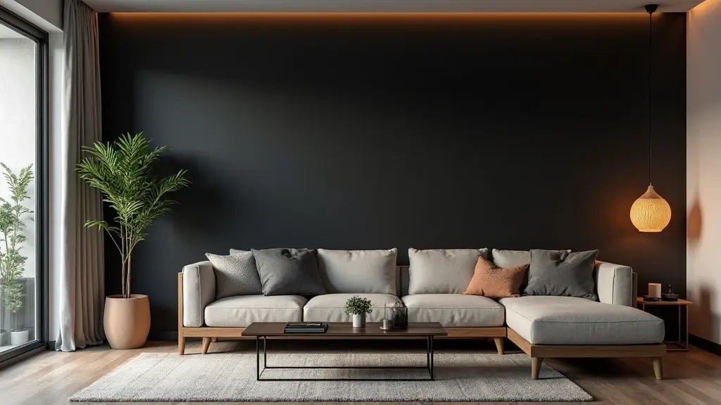 27 Living Room Black Wall Ideas That Look Bold and Modern