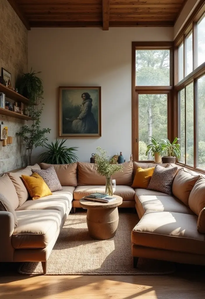 27 Living Room Decor Cozy Vintage Ideas That Add Retro Charm - 13. Eclectic Furniture Arrangement