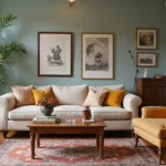 27 Living Room Decor Cozy Vintage Ideas That Add Retro Charm
