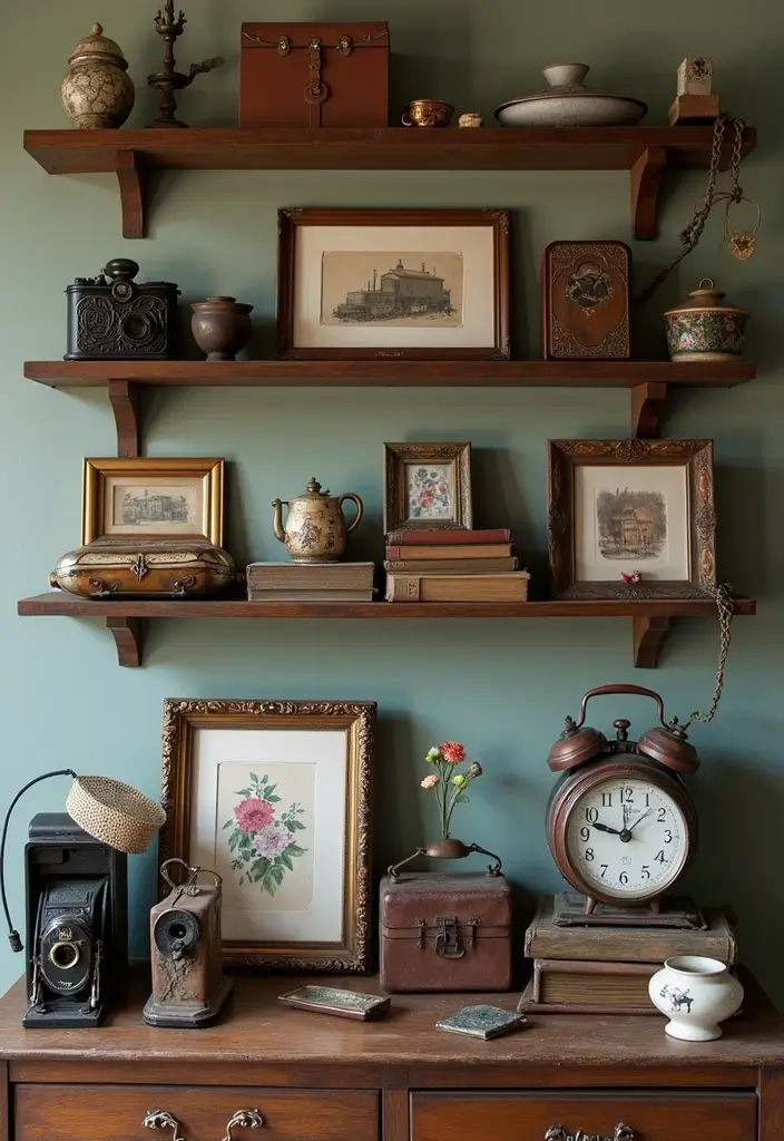 27 Living Room Decor Cozy Vintage Ideas That Add Retro Charm - 8. Retro Accessories