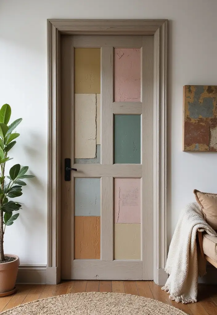 27 Living Room Door Ideas That Feel Unique and Welcoming - 15. Customizable Panel Door