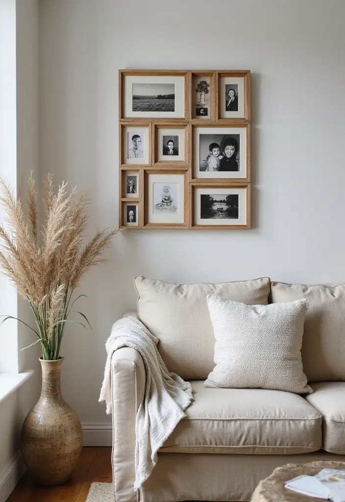 27 Living Room Photo Frame Ideas That Tell Your Story - 17. Shadow Boxes
