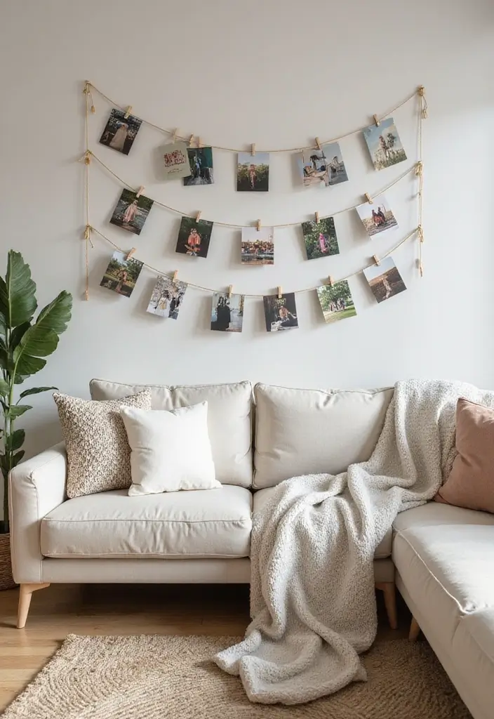 27 Living Room Photo Frame Ideas That Tell Your Story - 24. Frame-Free Zones