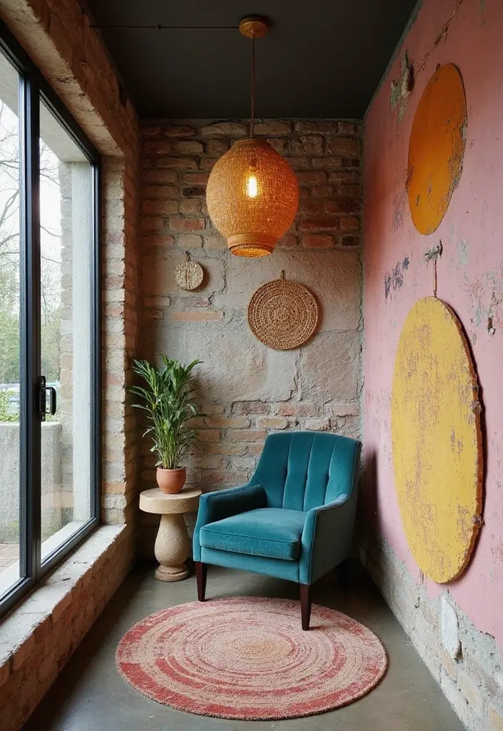 27 Narrow Open Plan Kitchen Living Room Ideas That Maximize Flow - 26. Feature Walls for Focal Points