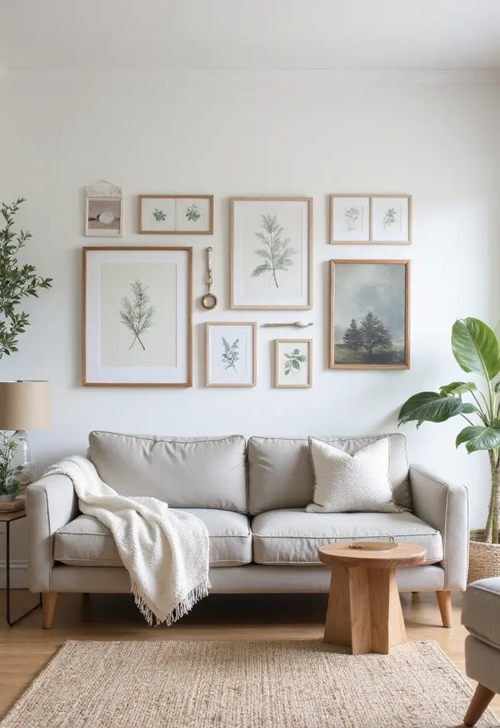 27 Small Farmhouse Living Room Ideas That Feel Rustic and Warm - 6. Minimalist Approach to Decor