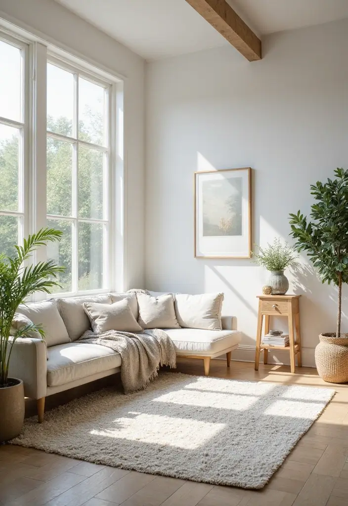 27 Woodsy Living Room Ideas That Bring Nature Indoors - 13. Natural Light Emphasis