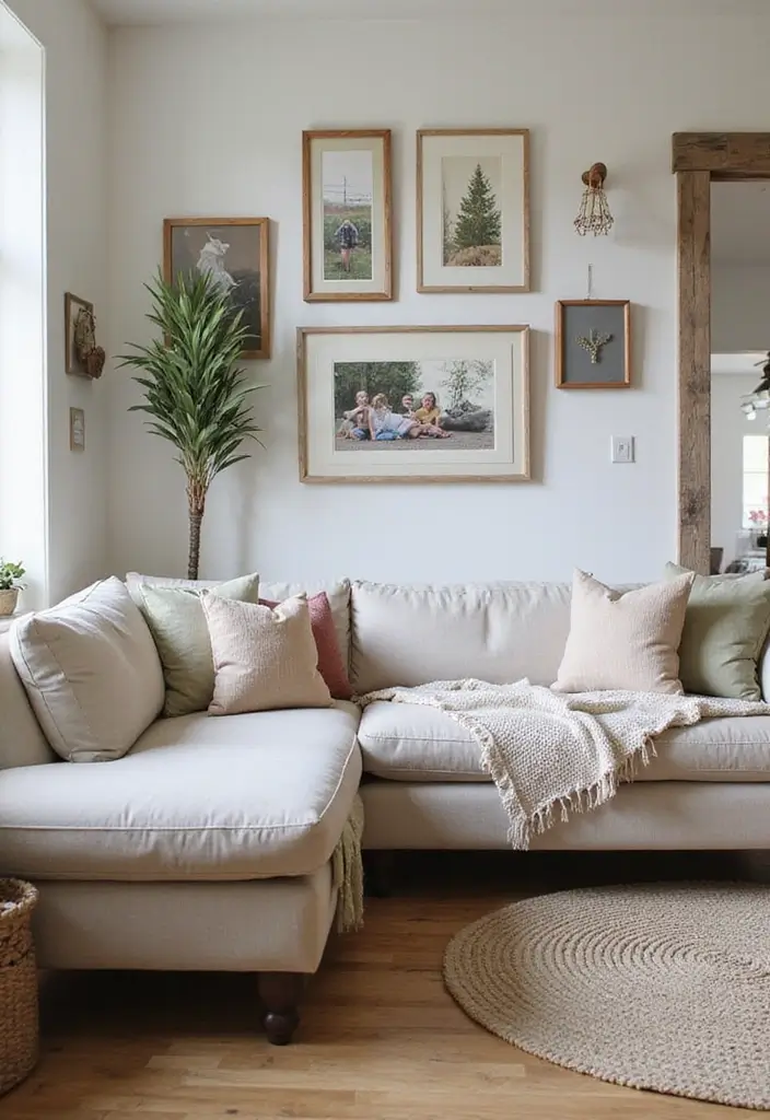 27 Woodsy Living Room Ideas That Bring Nature Indoors - 27. Personal Touches