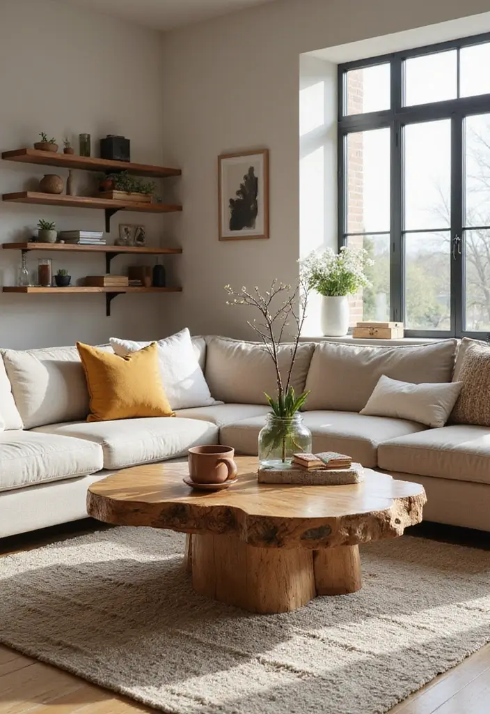 27 Woodsy Living Room Ideas That Bring Nature Indoors - 5. Stunning Wooden Furniture