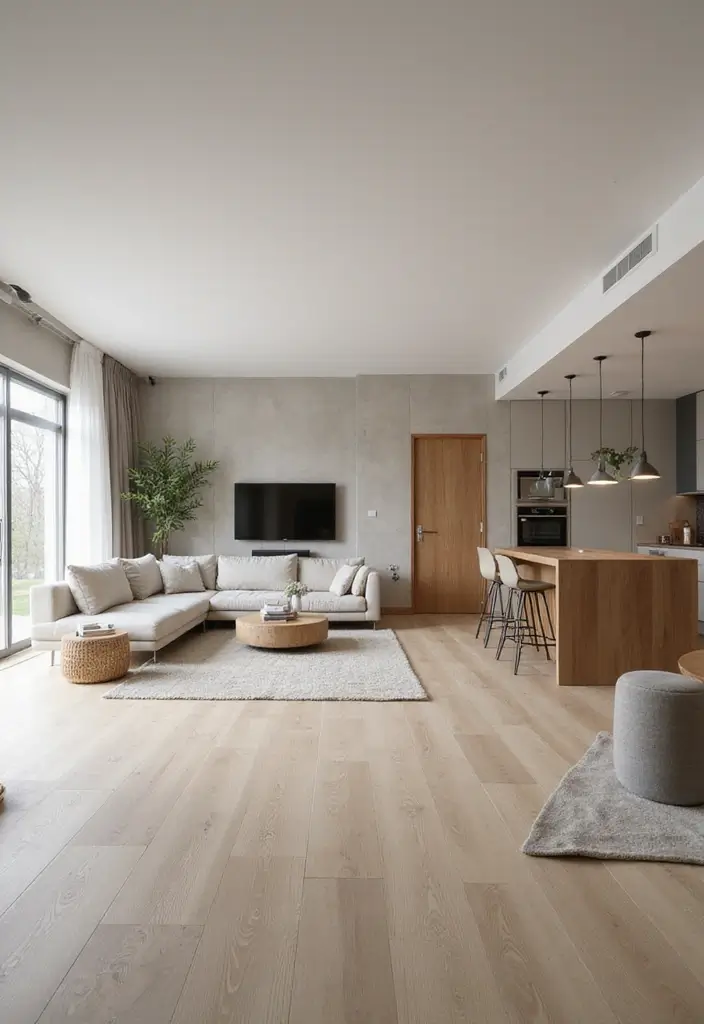 28 Cozy Living Room and Kitchen Ideas That Feel Connected and Warm - 2. Open Concept Living