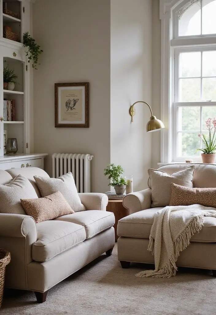 28 Cozy Living Room and Kitchen Ideas That Feel Connected and Warm - 3. Comfortable Furniture Selection