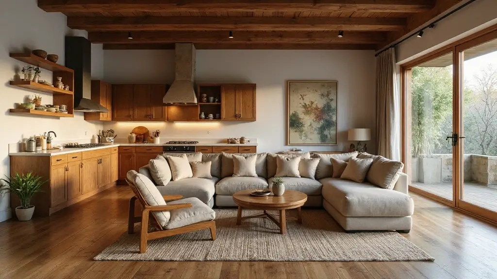 28 Cozy Living Room and Kitchen Ideas That Feel Connected and Warm