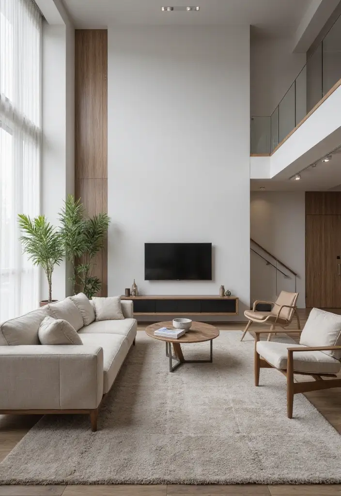 28 Living Room Inspo Modern Ideas That Are Minimal and Trendy - 15. Integrated Technology