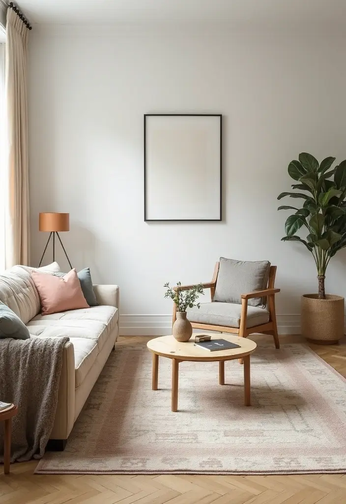 28 Living Room Inspo Modern Ideas That Are Minimal and Trendy - 19. Statement Rugs