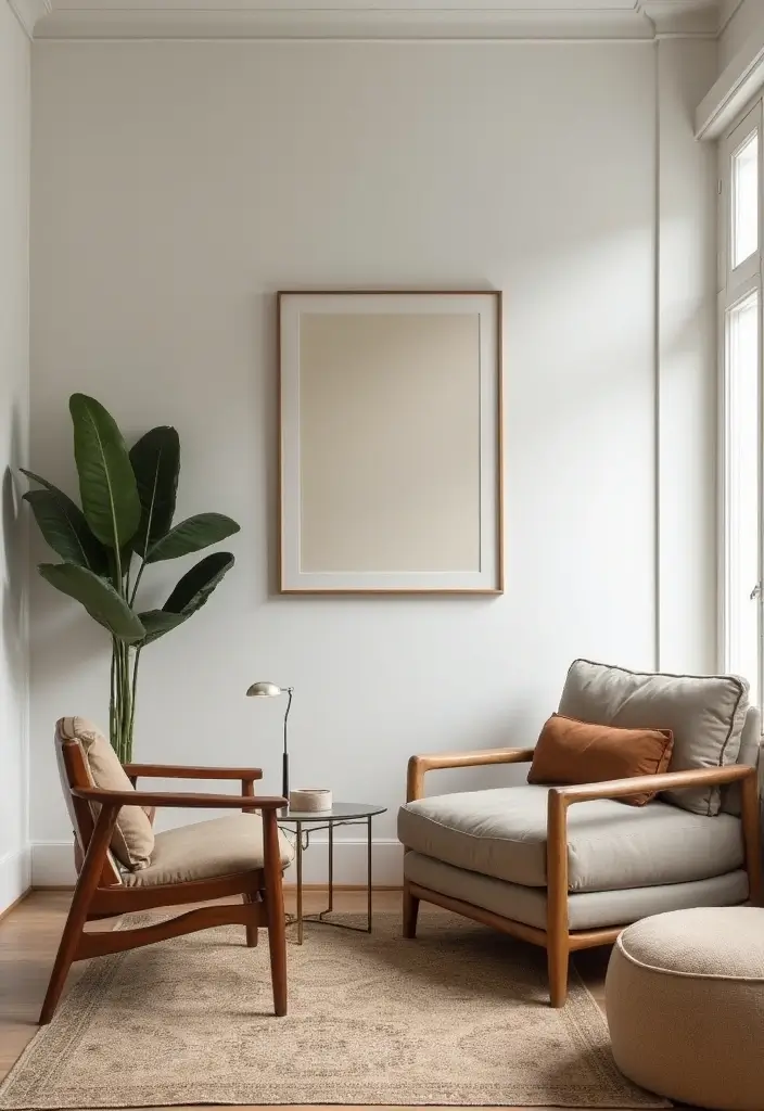 28 Living Room Inspo Modern Ideas That Are Minimal and Trendy - 27. Pairing Vintage with Modern