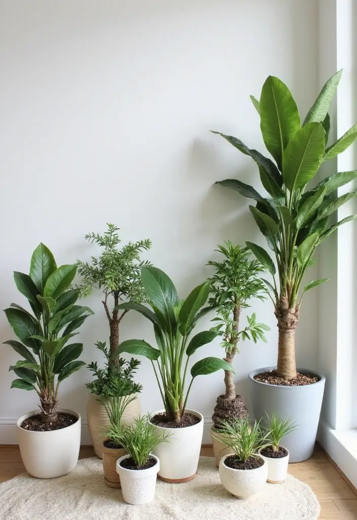 28 Living Room Inspo Modern Ideas That Are Minimal and Trendy - 9. Indoor Plants