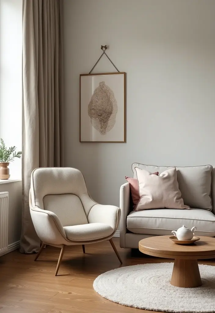 28 Living Room With Sofa Ideas That Feel Cozy and Balanced - 6. Playful Accent Chairs