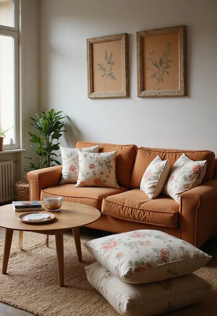 28 Modern Chic Living Room Ideas That Feel Sleek and Feminine - 3. Earthy Tones with Feminine Touches