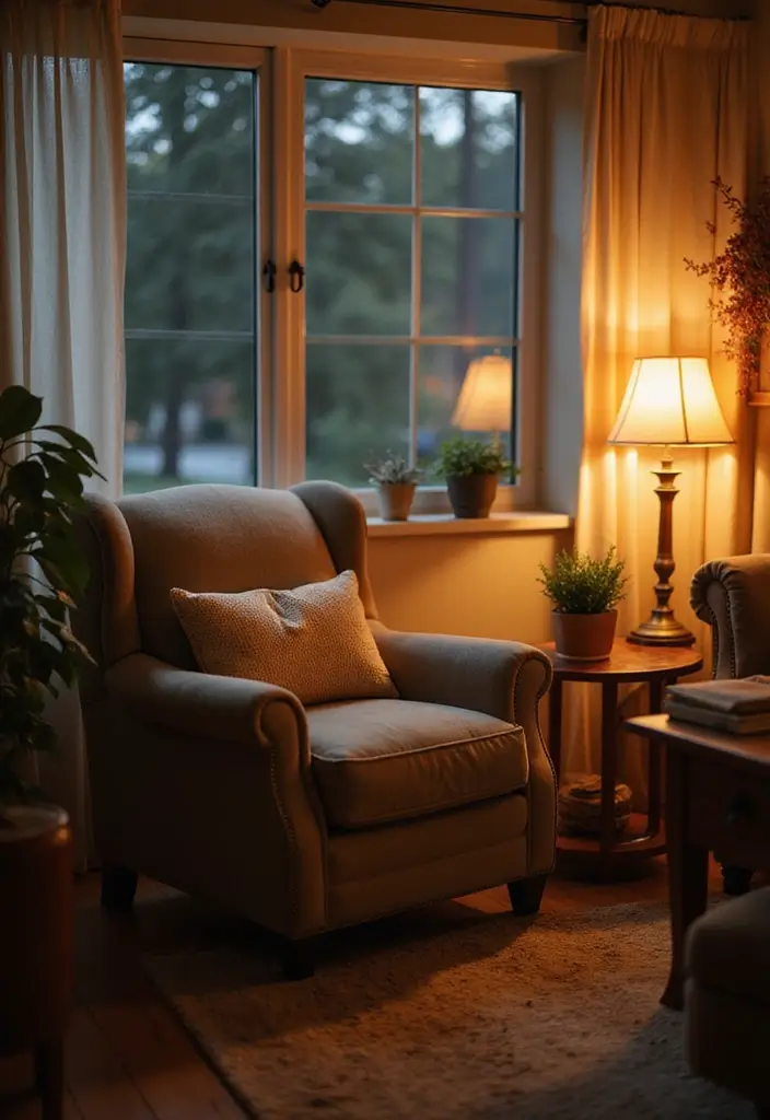 28 Modern Chic Living Room Ideas That Feel Sleek and Feminine - 9. Cozy Reading Nook