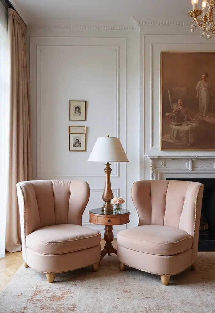 28 Rose Gold Living Room Ideas That Add Glamour and Shine - 5. Elegant Rose Gold Furniture Pieces