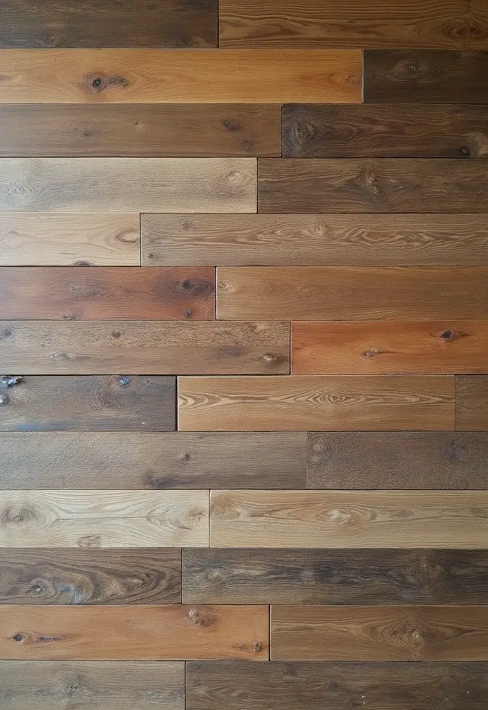 28 Wall Paneling Living Room Ideas That Add Character and Warmth - 1. Reclaimed Wood Paneling