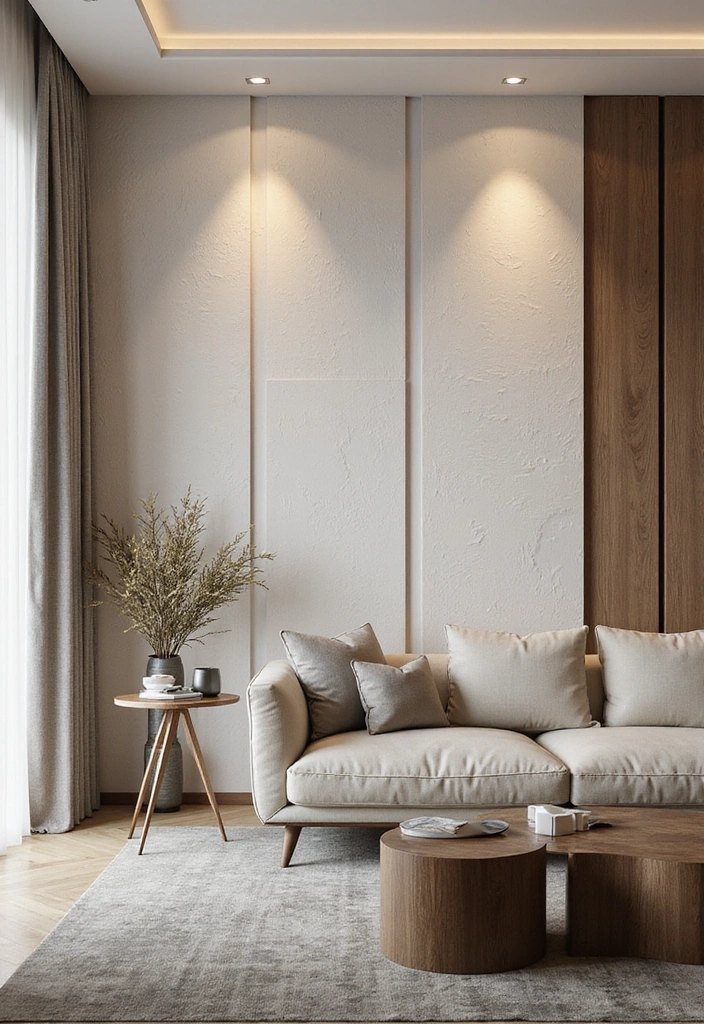 28 Wall Paneling Living Room Ideas That Add Character and Warmth - 11. 3D Wall Panels