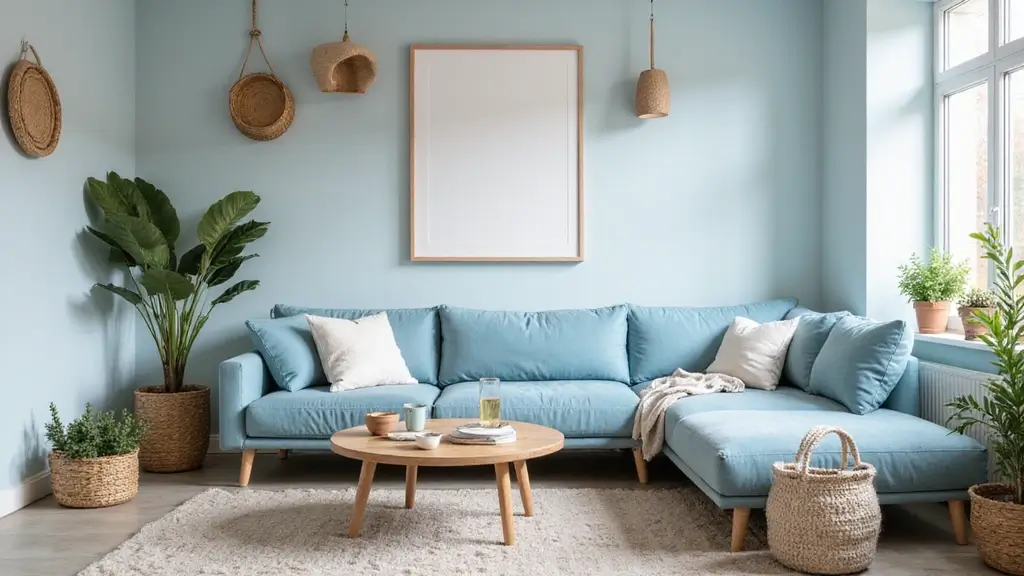 29 Baby Blue Living Room Ideas That Feel Airy and Soft