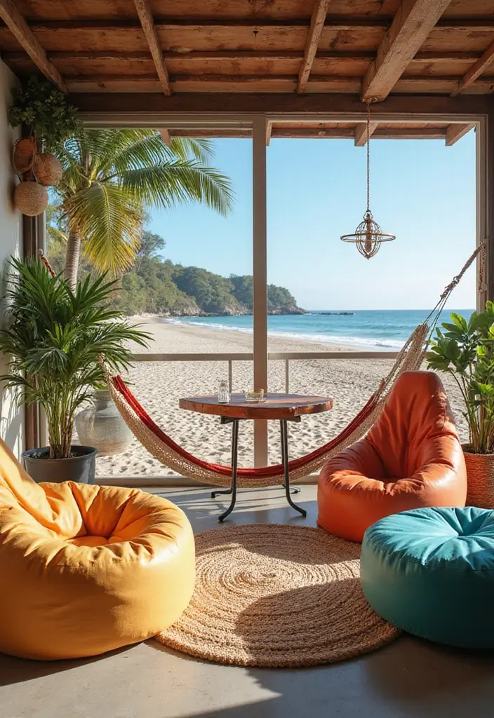 29 Beach Decor Living Room Ideas That Bring Coastal Calm - 28. Embrace the Beach Lifestyle