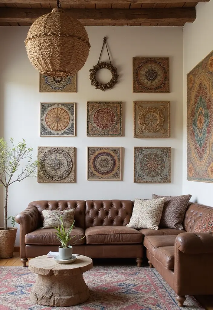 29 Interior Wall Tiles Living Room Ideas That Add Texture and Shine - 16. Handcrafted Tiles