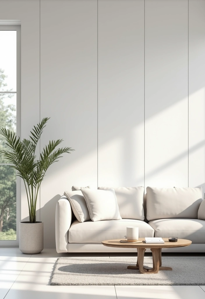 29 Interior Wall Tiles Living Room Ideas That Add Texture and Shine - 20. Minimalist White Tiles