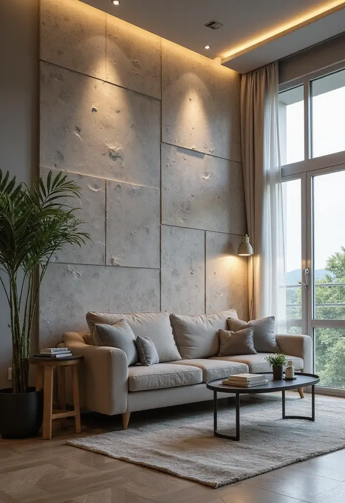 29 Interior Wall Tiles Living Room Ideas That Add Texture and Shine - 8. 3D Textured Tiles