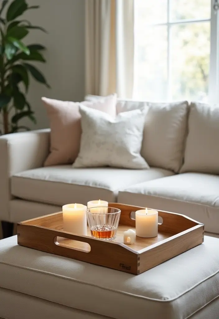 29 Living Room Interieur Landelijk Ideas That Feel Rustic and Cozy - 12. Decorative Trays