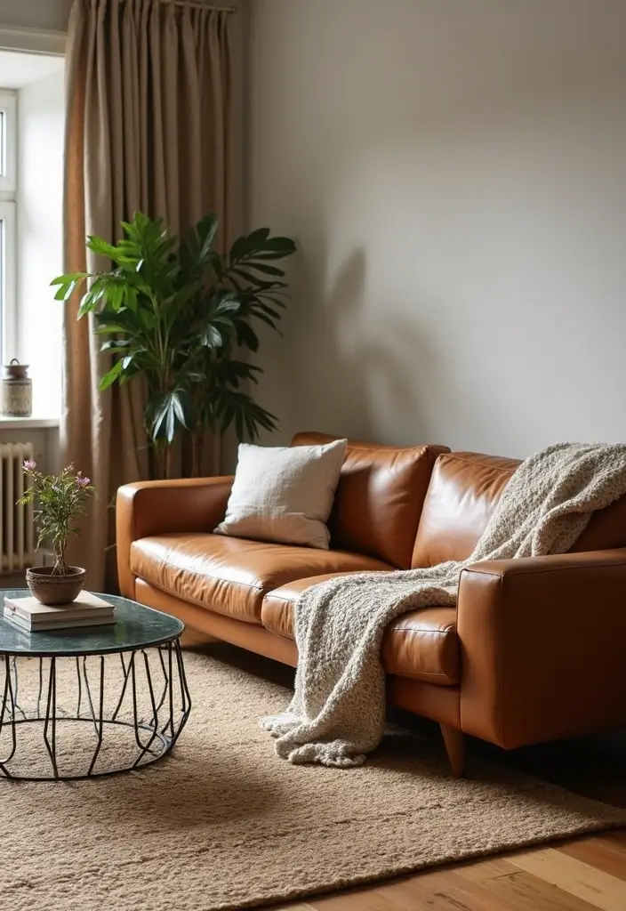 29 Living Room Interieur Landelijk Ideas That Feel Rustic and Cozy - 19. Contrasting Textures