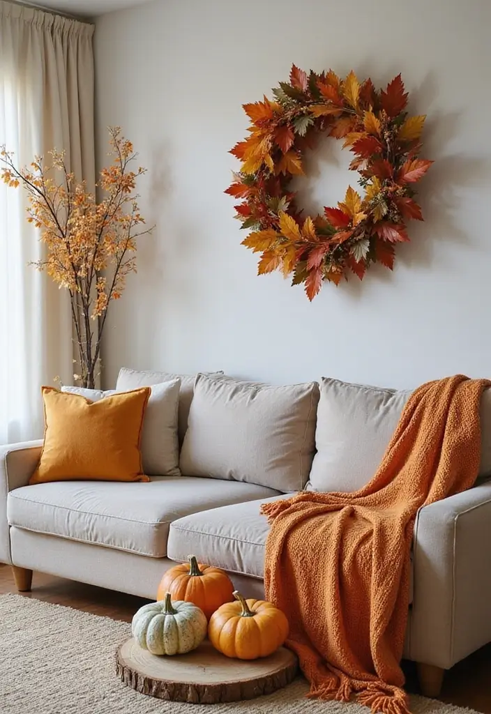 29 Living Room Interieur Landelijk Ideas That Feel Rustic and Cozy - 21. Seasonal Decor Updates