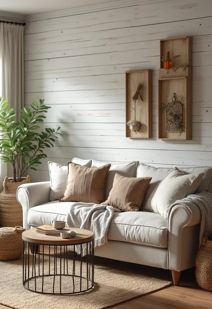 29 Living Room Interieur Landelijk Ideas That Feel Rustic and Cozy - 8. Rustic Wall Treatments