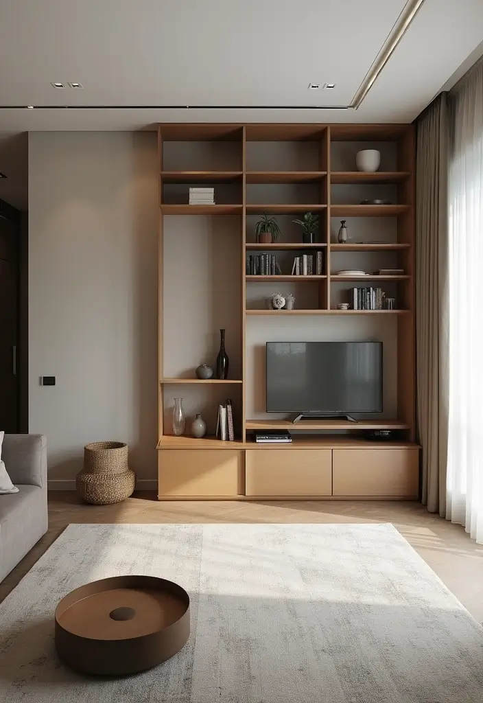 29 Living Room Kitchen Partition Ideas That Create Flow and Function - 6. Multifunctional Furniture