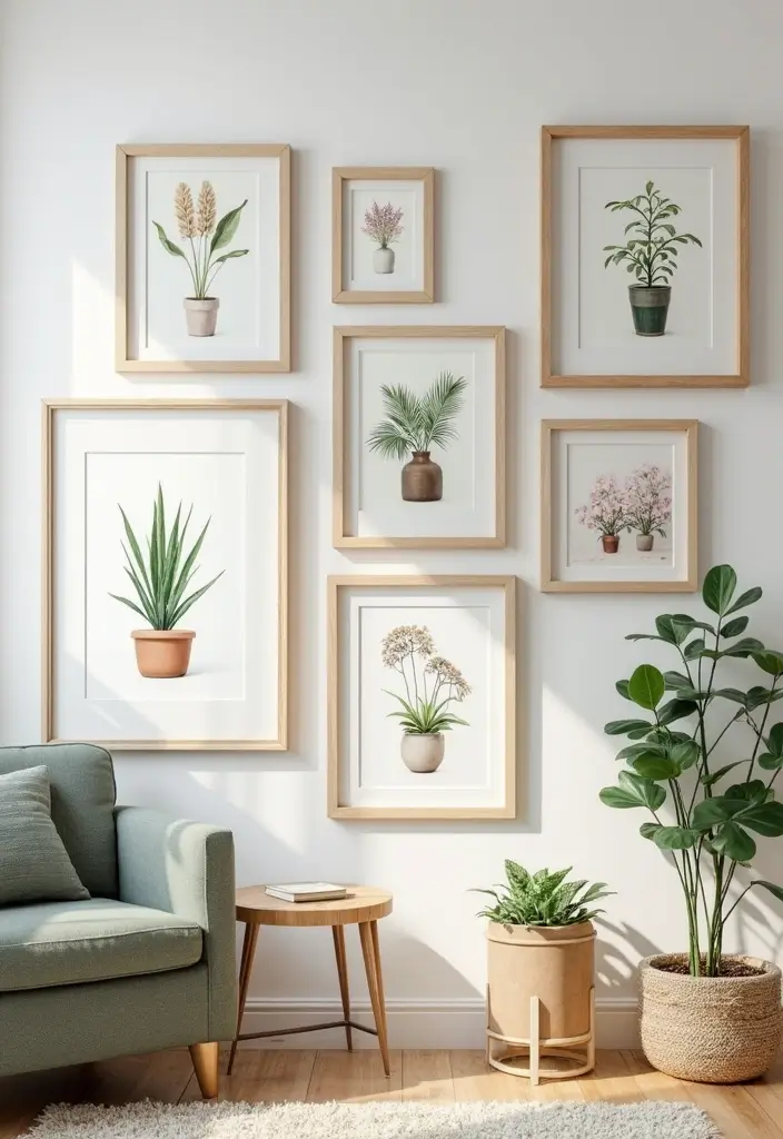 29 Living Room Wall Art Ideas That Elevate Your Decor - 2. Botanical Prints