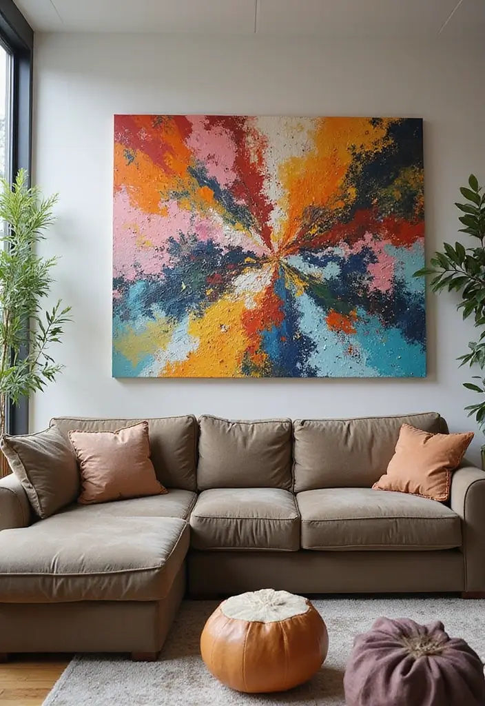 29 Living Room Wall Art Ideas That Elevate Your Decor - 29. Collaborative Art Projects