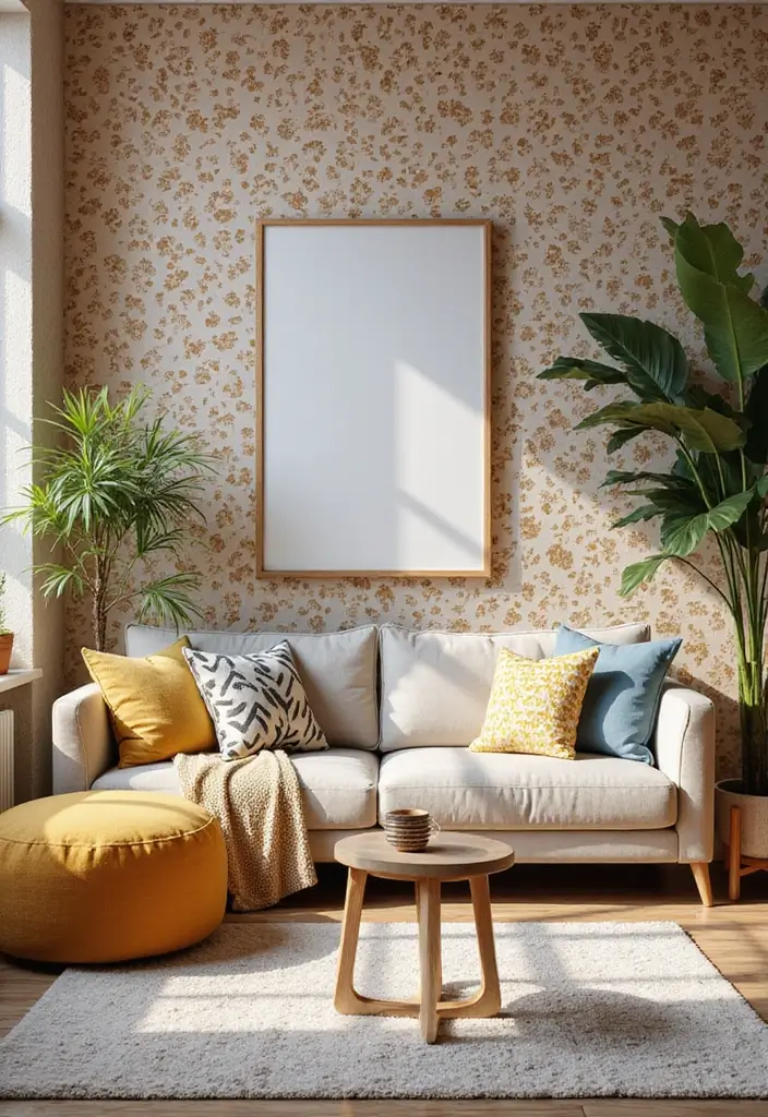 29 Living Room Wallpapering Ideas Modern and Minimal - 25. Playful Animal Prints