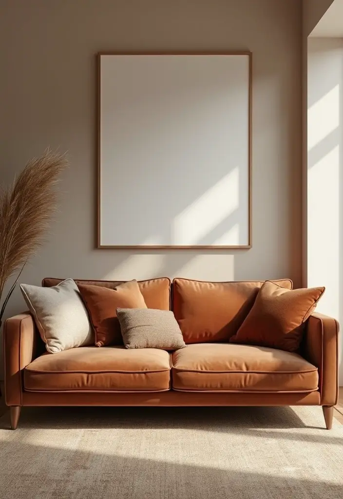 29 Living Room With Brown Sofa Ideas That Feel Cozy and Timeless - 17. Monochromatic Magic with Shades of Brown