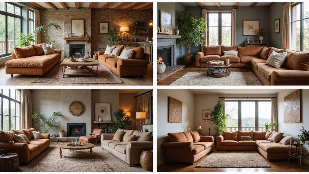 29 Living Room With Brown Sofa Ideas That Feel Cozy and Timeless