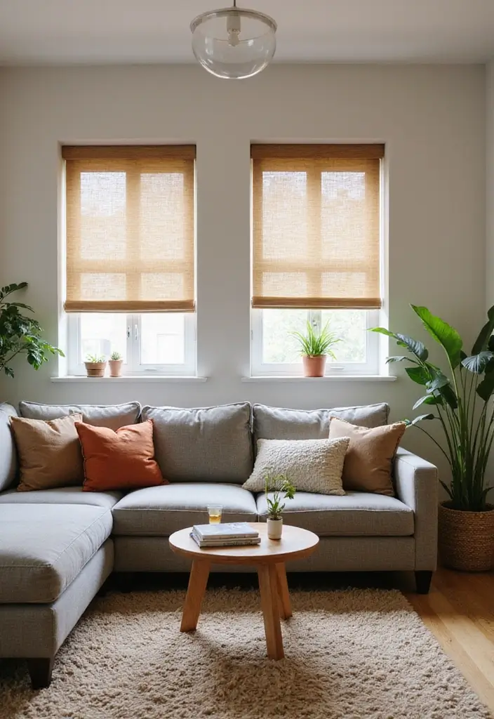 29 Small Window Curtain Ideas Living Room That Add Light and Style - 8. Recycled Material Curtains