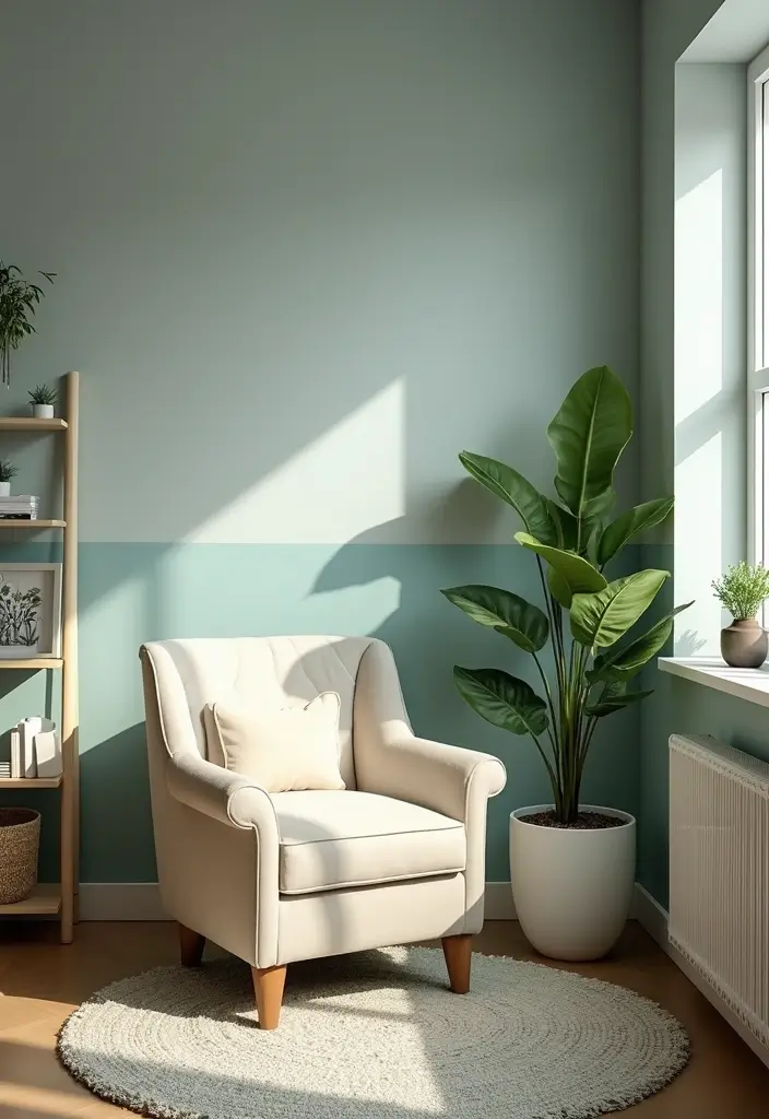 29 Teal and Cream Living Room Ideas That Feel Soft and Elegant - 17. Cozy Nooks