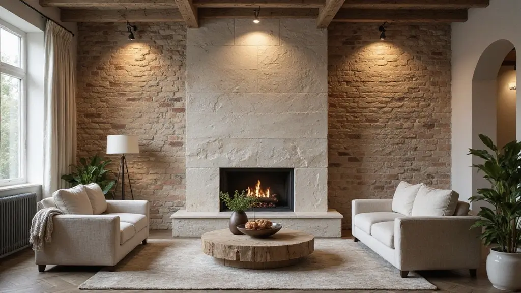 29 Tile Wall Living Room Ideas That Add Texture and Interest