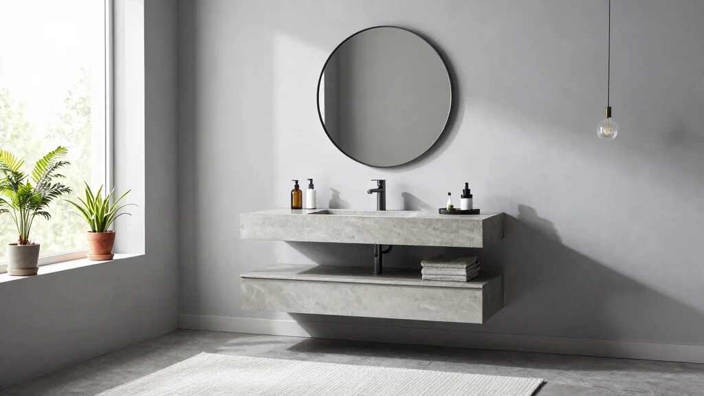 14 Concrete Bathroom Vanity Ideas With Industrial Style